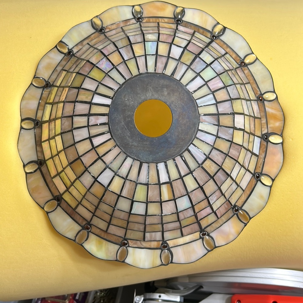Genuine handcrafted Tiffany Style stained glass Exclusively made for Art Van